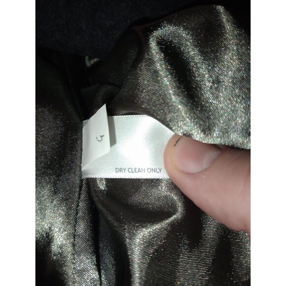 Old Navy ON Overcoat Womens Size Large Belted Buttoned Lined Wool Blend 36×36 - Picture 13 of 16